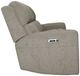 Flexsteel® Taylor Fog Gray Power Reclining Sofa with Power Headrest-2