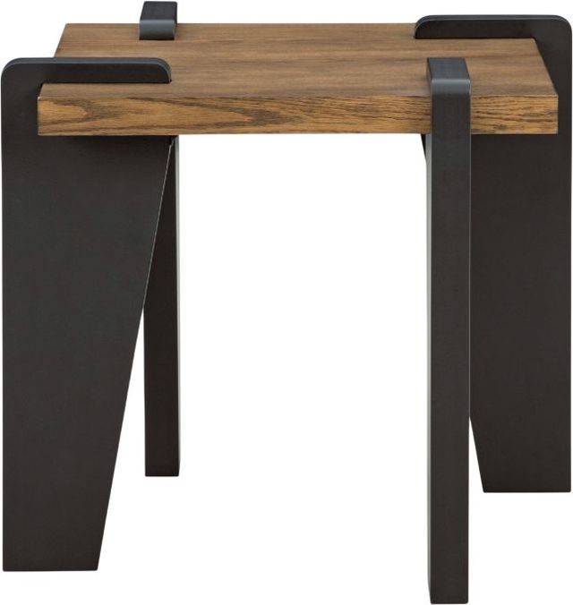 Signature Design by Ashley® Weathermore Black/Brown Square End Table-2