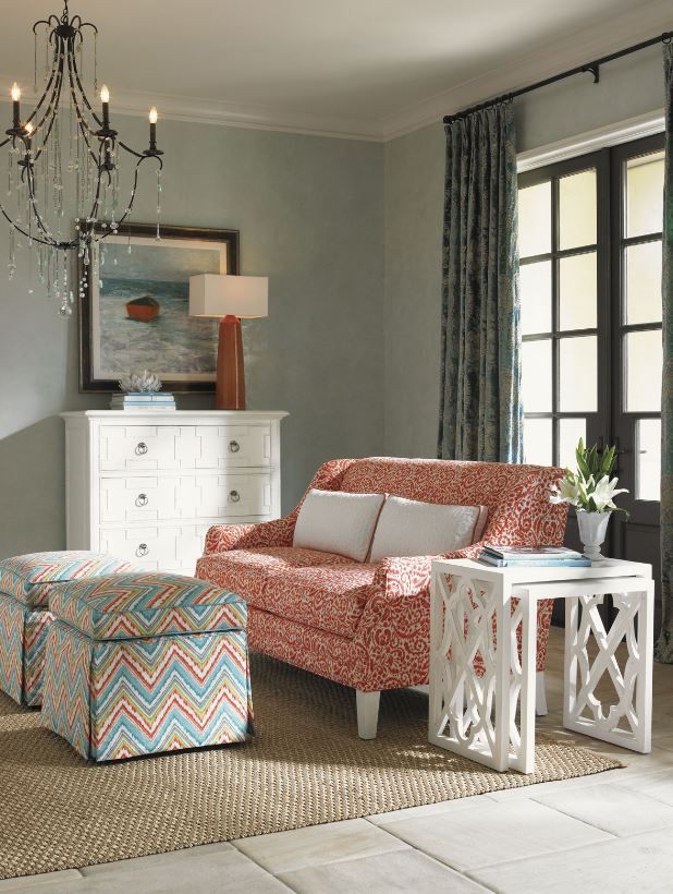 Lexington Home Customizable Ivory Key Sofia Loveseat-1
