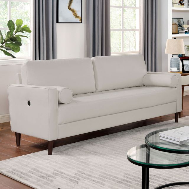 Furniture of America® Horgen 2-Piece Off-White Sofa Set-1