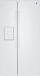 GE® ENERGY STAR® 36" 23.6 Cu. Ft. White Counter Depth Side-by-Side Refrigerator with Extra Tall Dispenser and In-Door Icemaker-0