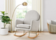 Delta Children Ella Limestone Rocker with LiveSmart Evolve Fabric-4