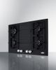 Summit® 30" Black Gas Cooktop-1