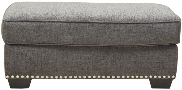 Benchcraft® Locklin Carbon Ottoman-1
