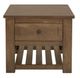International Furniture Direct Parota III Barrel Brown End Table-1