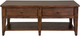Liberty Furniture Lake House Rustic Brown Oak Cocktail Table-0