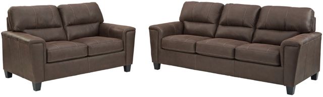 Signature Design by Ashley® Navi 2-Piece Chestnut Living Room Seating Set-0