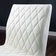 Furniture of America® Alessia 7-Piece White marble Dining Table Set with Black Base-4
