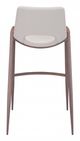 Zuo® Desi Beige Set of 2 Bar Chairs-3