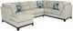 Benchcraft® Maxon Place 3-Piece Stone Left-Arm Facing Sectional and Chaise -0