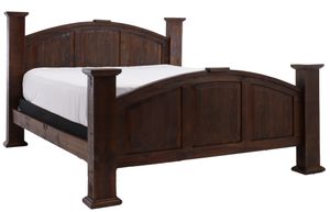 Vintage Furniture Mansion Walnut Queen Bed