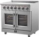FORNO® Massimo 36" Stainless Steel Pro Style Electric Range-4