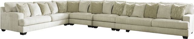 Signature Design by Ashley® Rawcliffe 5-Piece Parchment Sectional