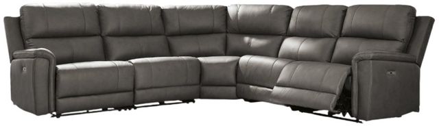 Signature Design by Ashley® Bleckley 5-Piece Anchor L-Shape Power Reclining Sectional with Adjustable Headrest-0