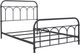 Signature Design by Ashley® Nashburg Black Youth Full Metal Rod Bed-0