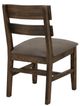 International Furniture Direct Dutton Brown Side Chair-3