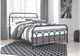 Signature Design by Ashley® Nashburg Black Queen Metal Rod Bed-1
