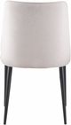 Moe's Home Collection Lula 2-Piece Oatmeal Dining Chair Set-3