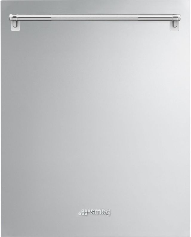 Smeg 24" Fingerprint Resistant Stainless Steel Dishwasher Panel-0