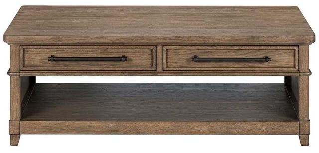 Liberty Furniture Artisan Home Sienna Stone Rectangular Cocktail Table-2