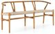 Magnolia Home by Joanna Gaines Lennox Brown/White Dining Bench-0