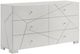 Crown Mark Ayla Gloss White Dresser-0