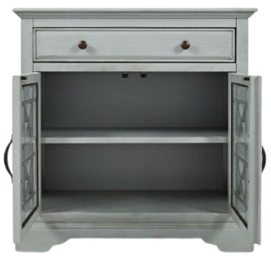 Jofran Inc. Craftsman Earl Gray 32" Accent Chest-3