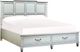 Magnussen Home® Glenbrook Pebble Complete King Panel Storage Bed-0