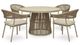 Signature Design by Ashley® Orchard Beach 5-Piece Beige Aluminum Outdoor Dining Set-0
