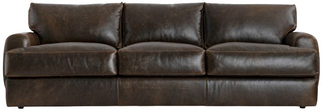 Bernhardt Cameron Bernhardt Living Brown Leather Sofa-3