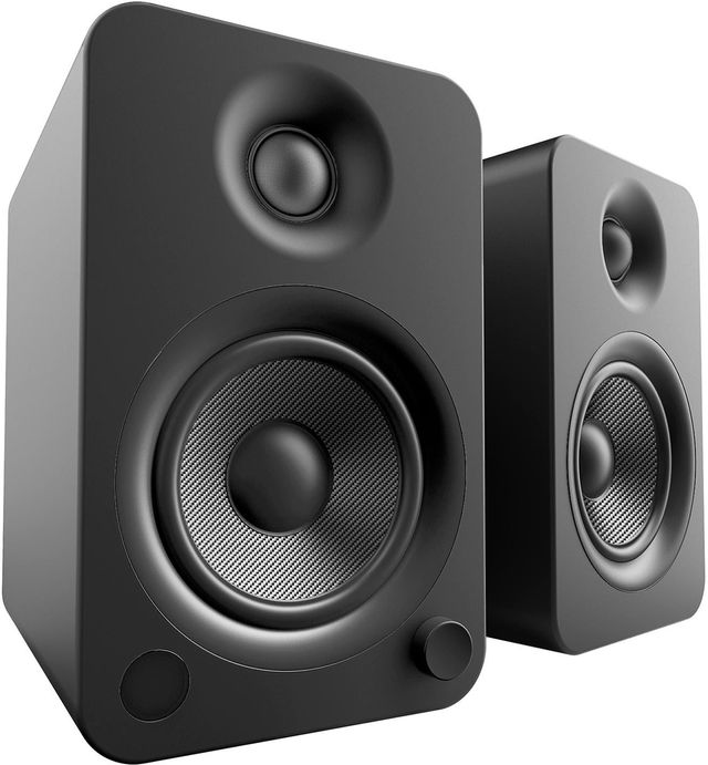 Kanto YU4 Matte Black Powered Speakers (Pair)-2