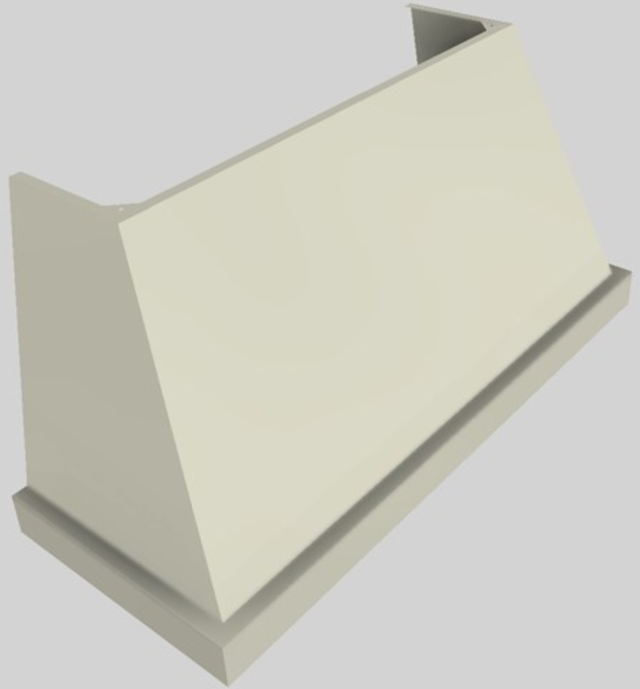 Vent-A-Hood® Designer Series 60" Biscuit Wall Mounted Range Hood-1