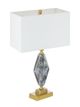 A & B Home Gray/Gold Table Lamp-0