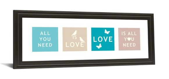 Classy Art Words of Kindness II by The Vintage Collection Wall Art-1