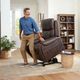 UltraComfort™ Sedona Sutton Graphite Medium Power Lift Recliner-0