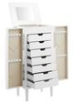 Powell® Jenn White Jewelry Armoire-5