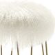 TOV Furniture Zelda White Sheepskin Bench-4