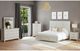 Elements International Canterbury Ivory Full Panel Bed-1