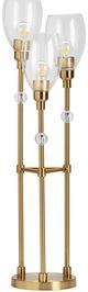 Crestview Collection Whitlock Brushed Triple Light Table Lamp-0