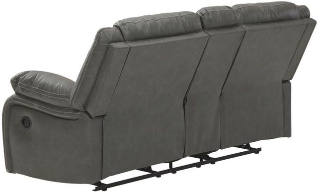 Signature Design by Ashley® Calderwell Gray Reclining Loveseat-3