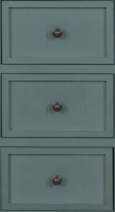 StyleCraft Aged Seafoam 3-Drawer Side Table-1