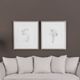 Uttermost® Botanical Sketches 2-Piece White Framed Prints-1