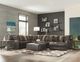 iAmerica Jacobi Steel 3-Piece Sectional Sofa-0