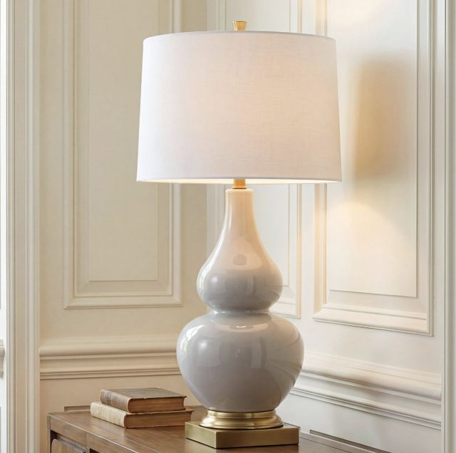 Signature Design by Ashley® Weswick Cream/Gold Table Lamp-1