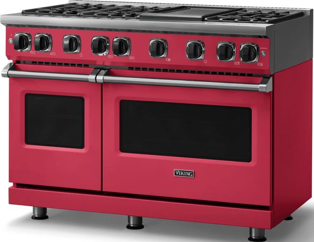 Viking® 7 Series 48" Valentine Pro Style Gas Range with Griddle-3