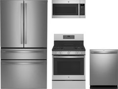 GE Profile™ 4 Piece Stainless Steel Kitchen Package