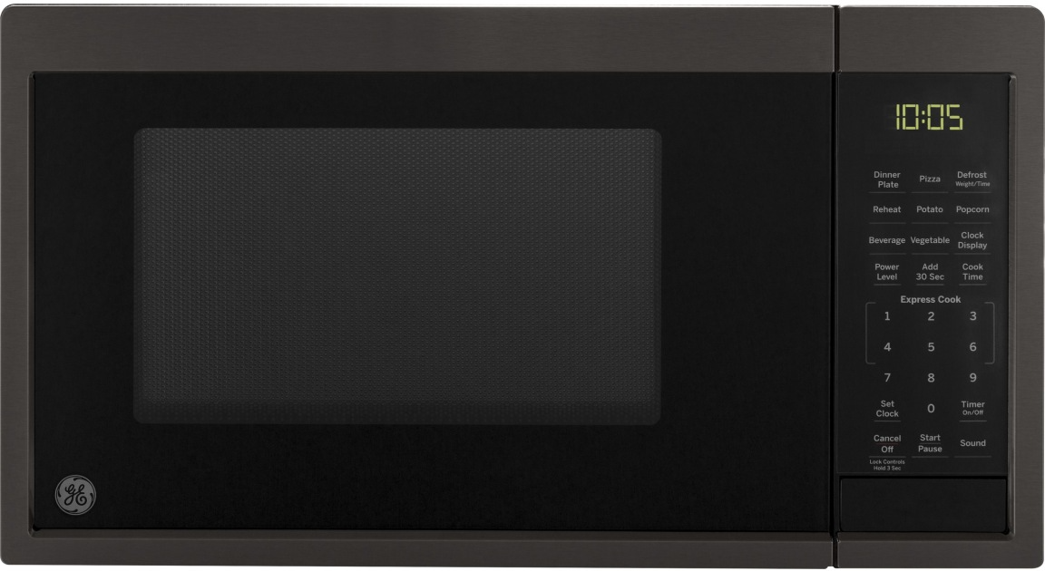 Ge microwave black stainless new arrivals