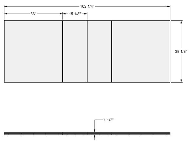 Amisco Customizable Lexington Extendable Dining Table-3