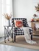 A & B Home Gilbert Glass Top Side Table with Antique Silver Base-4