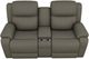 La-Z-Boy® Dorian Smoke Manual Reclining Loveseat with Console-4